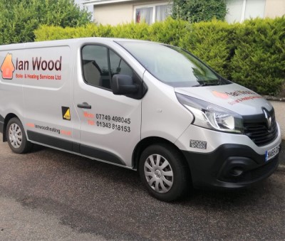 Heating and boiler service van - not a white van man